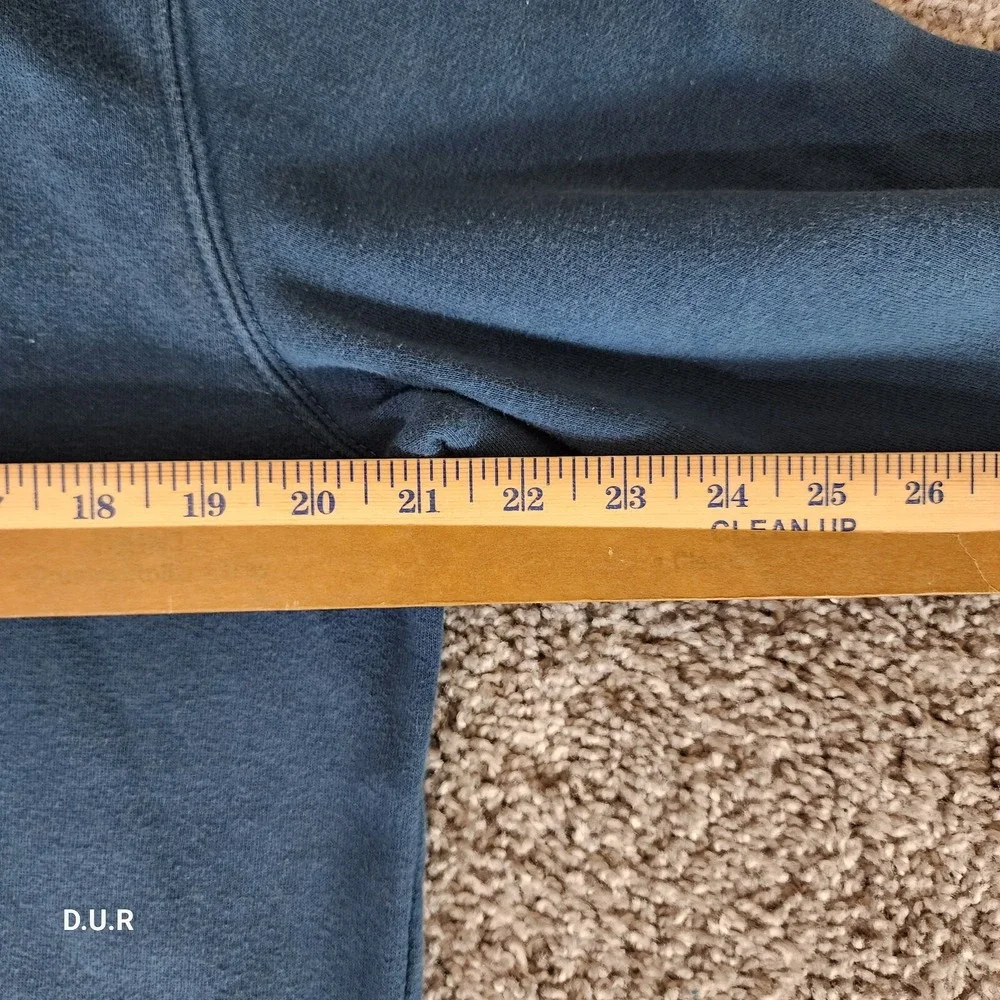 The North Face Hoodie Mens Size‎ Small Standard Fit Blue Sweatshirt Graphic Logo